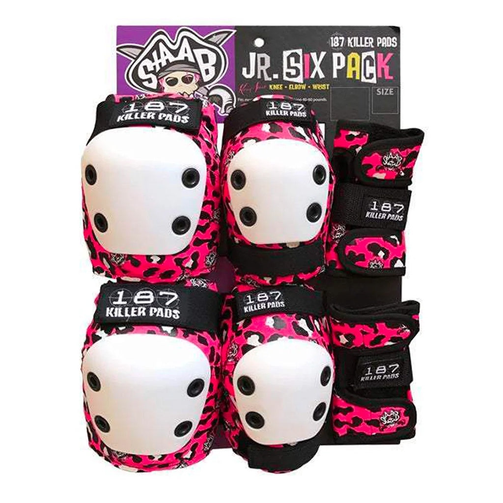 187 Killer Pads x Staab | Junior Six Pack. Knee / Elbow / Wrist / Protective Pad Set