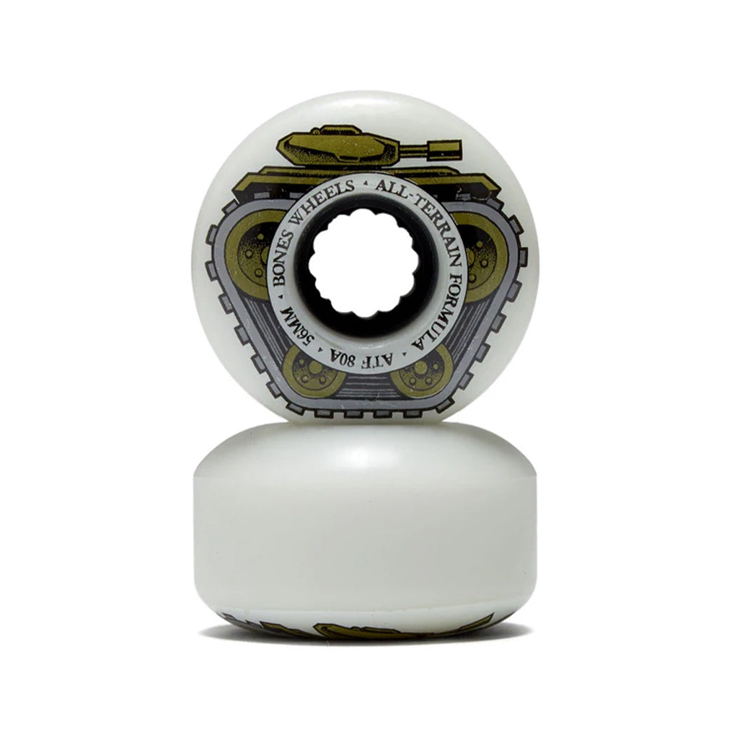 Bones | All Terrain Formula All Tank Skateboard Wheels. 56mm x 80a