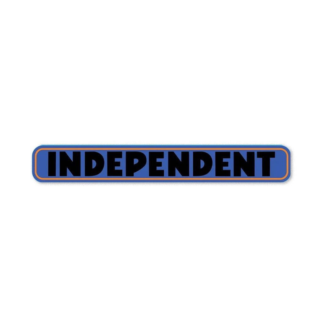 Independent | Bar Logo Sticker. Medium / 6" x .875"