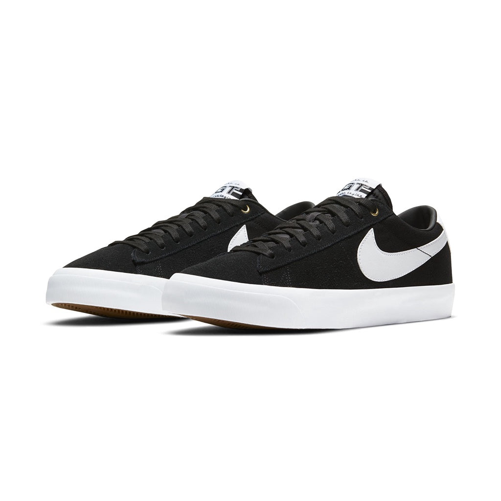 Nike SB x Grant Taylor | Zoom Blazer Low Pro GT Shoes. Black/White-Black-White