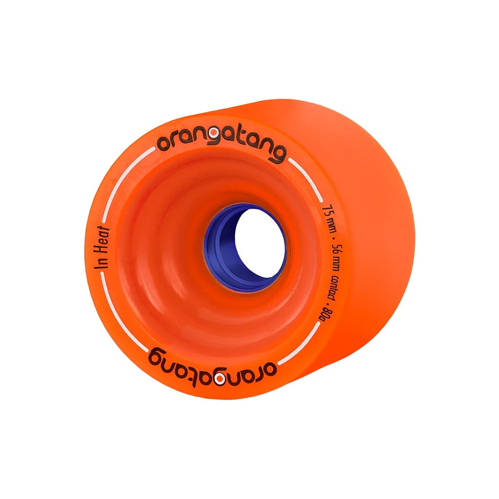 Orangatang | In Heat Skateboard Wheels. Orange / 75mm x 80a