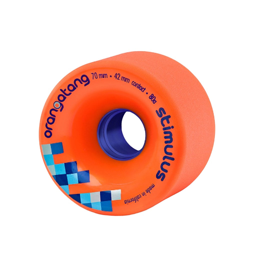 Orangatang | Stimulus Skateboard Wheels. Orange / 70mm x 80a