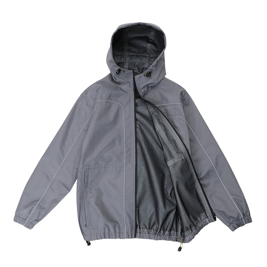 Pass~Port | Workers Rain Jacket. Silver