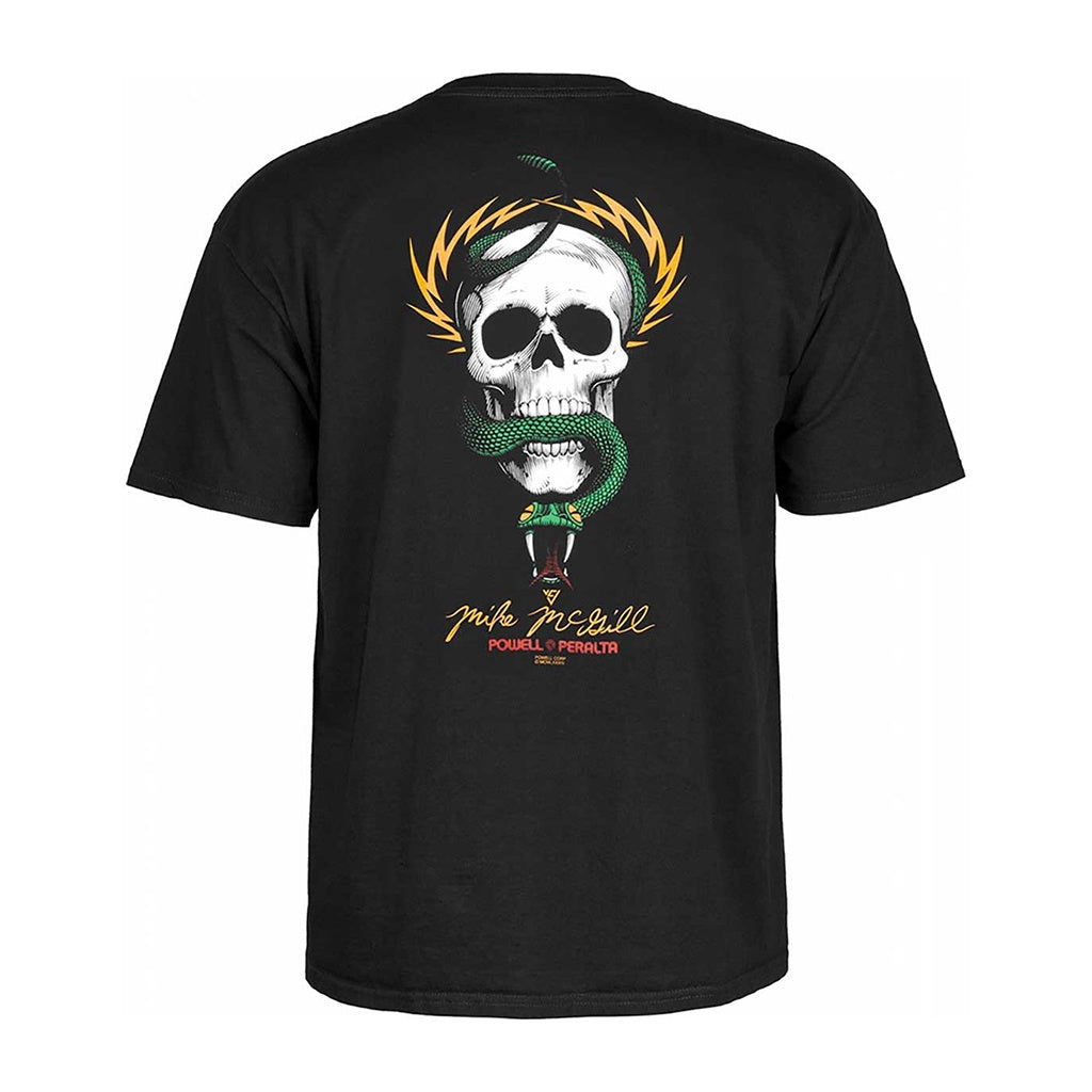 Powell Peralta x Mike McGill | Skull and Snake Short Sleeve Tee. Black