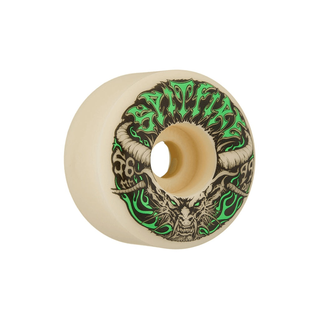 Spitfire | Formula Four F4 Demon Redux Conical Full Skateboard Wheels. 56mm x 99a