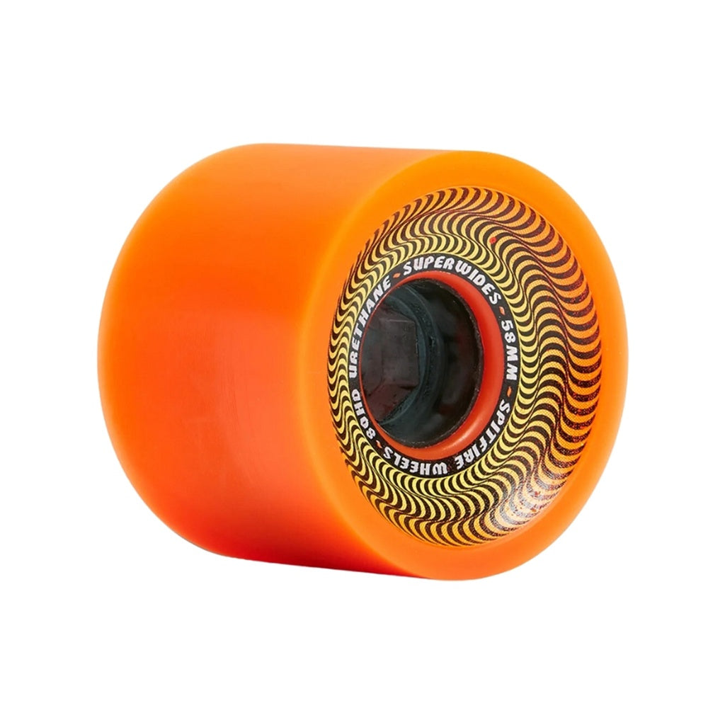 Spitfire | Superwides 80HD Skateboard Wheels. Orange / 58mm x 80a