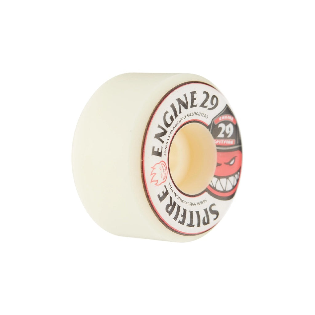 Spitfire x San Francisco Fire Department | Formula Four F4 Engine 29 Conical Full Skateboard Wheels. 54mm x 99a