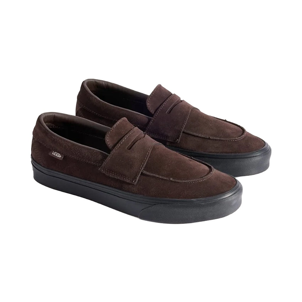 Vans | Skate Loafer Suede Slip-On Shoes. Brown/Black