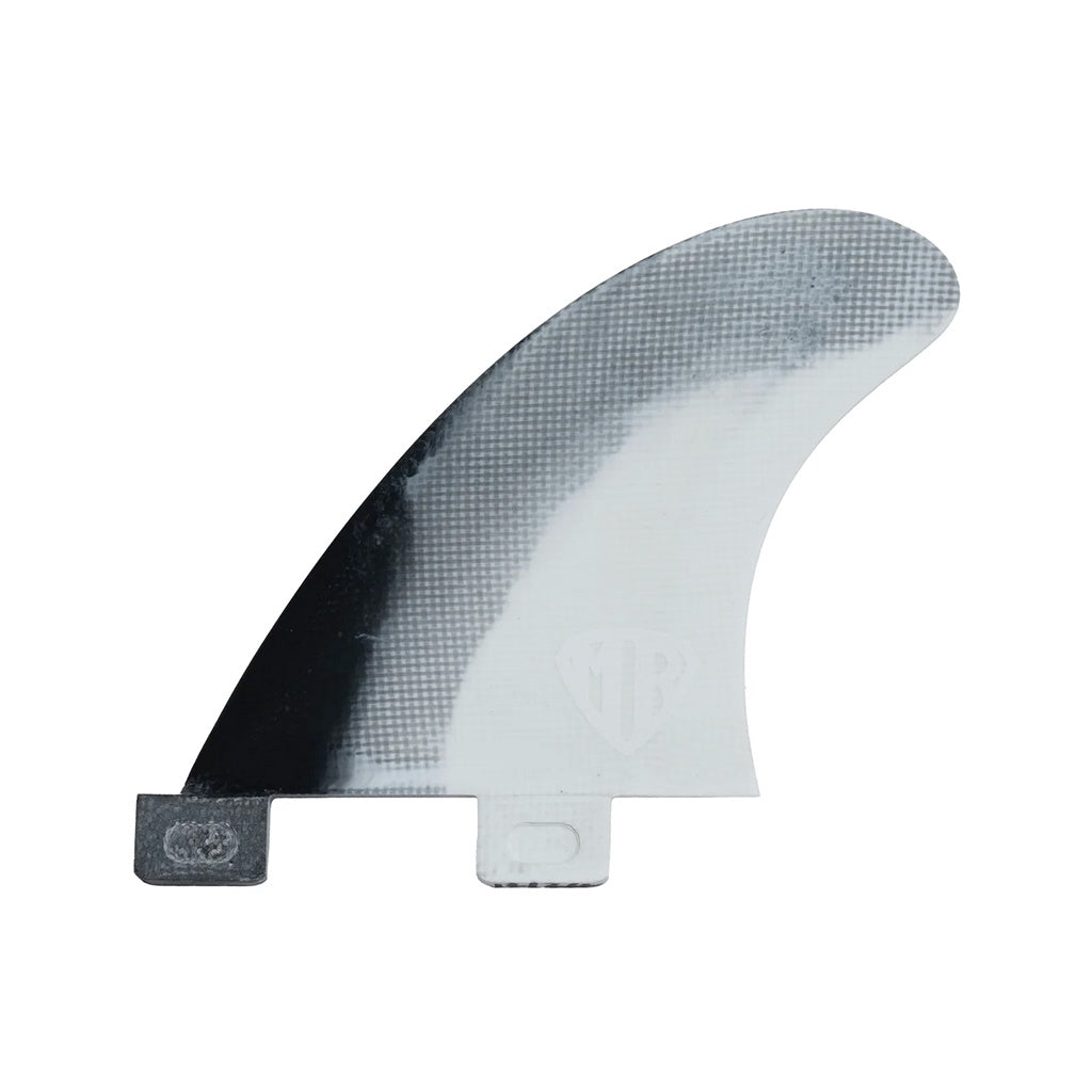 FCS x Mark Richards | FCS1 MR PC M-L Twin & Stabiliser Tri Fin Set. Black / White Swirl