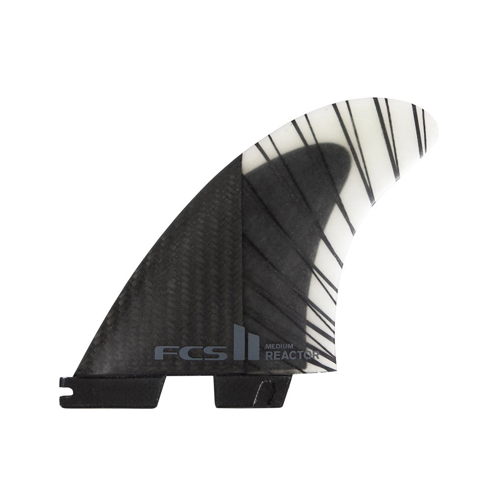 FCS2 | Reactor PCC AirCore Large Tri Fin Set. Black / Charcoal