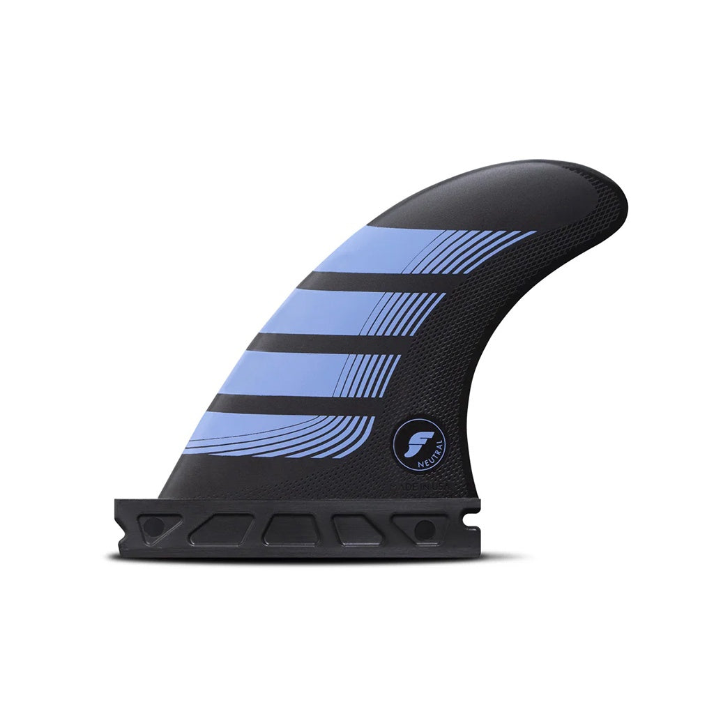 Futures | Alpha Neutral F2 Grom / X-Small Tri Fin Set. Carbon/Lavender