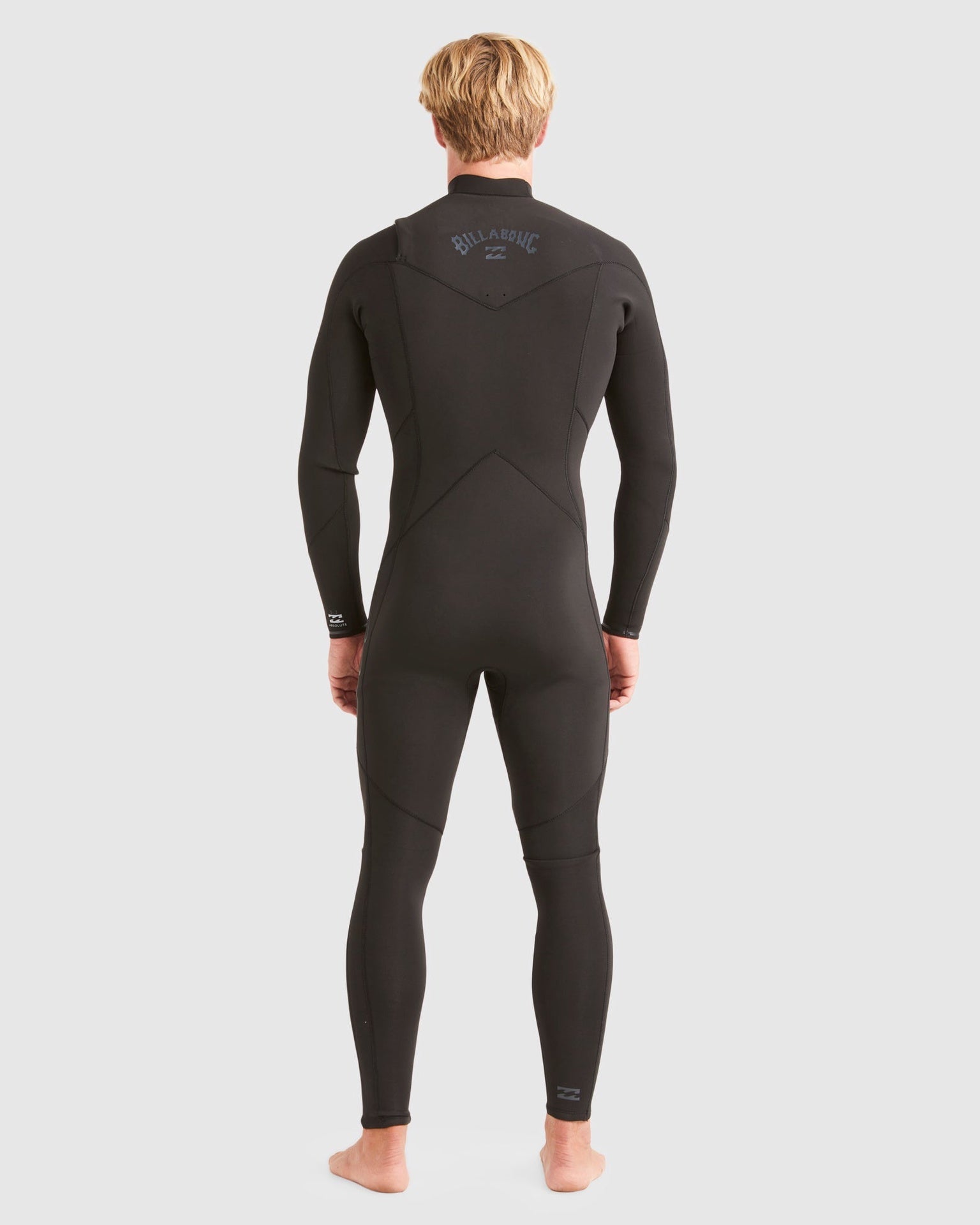 Billabong | Absolute 3/2mm GBS Chest Zip Steamer Full Suit Wetsuit. Black