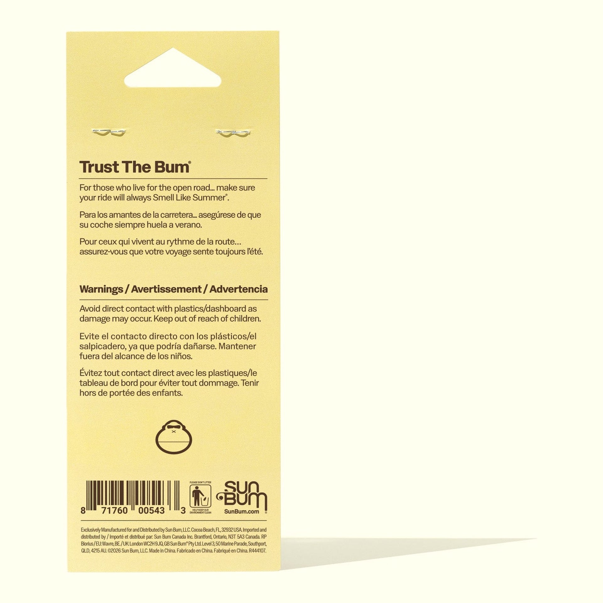 Sun Bum | Original Scent Air Freshener
