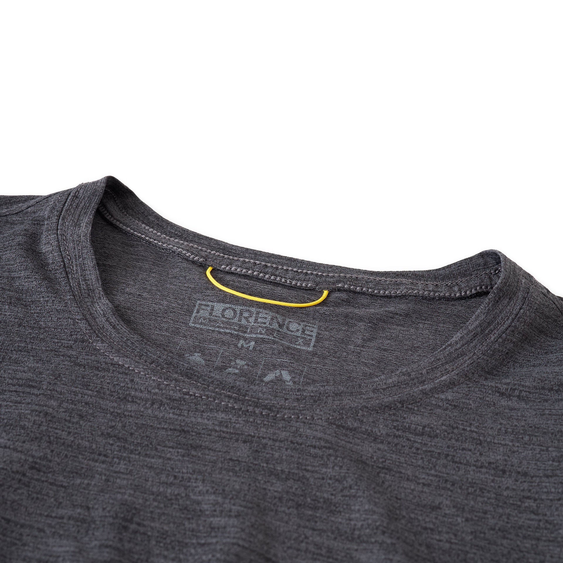 Florence Marine X | FMX Airtex Long Sleeve UPF Performance Surf Shirt. Heather Charcoal