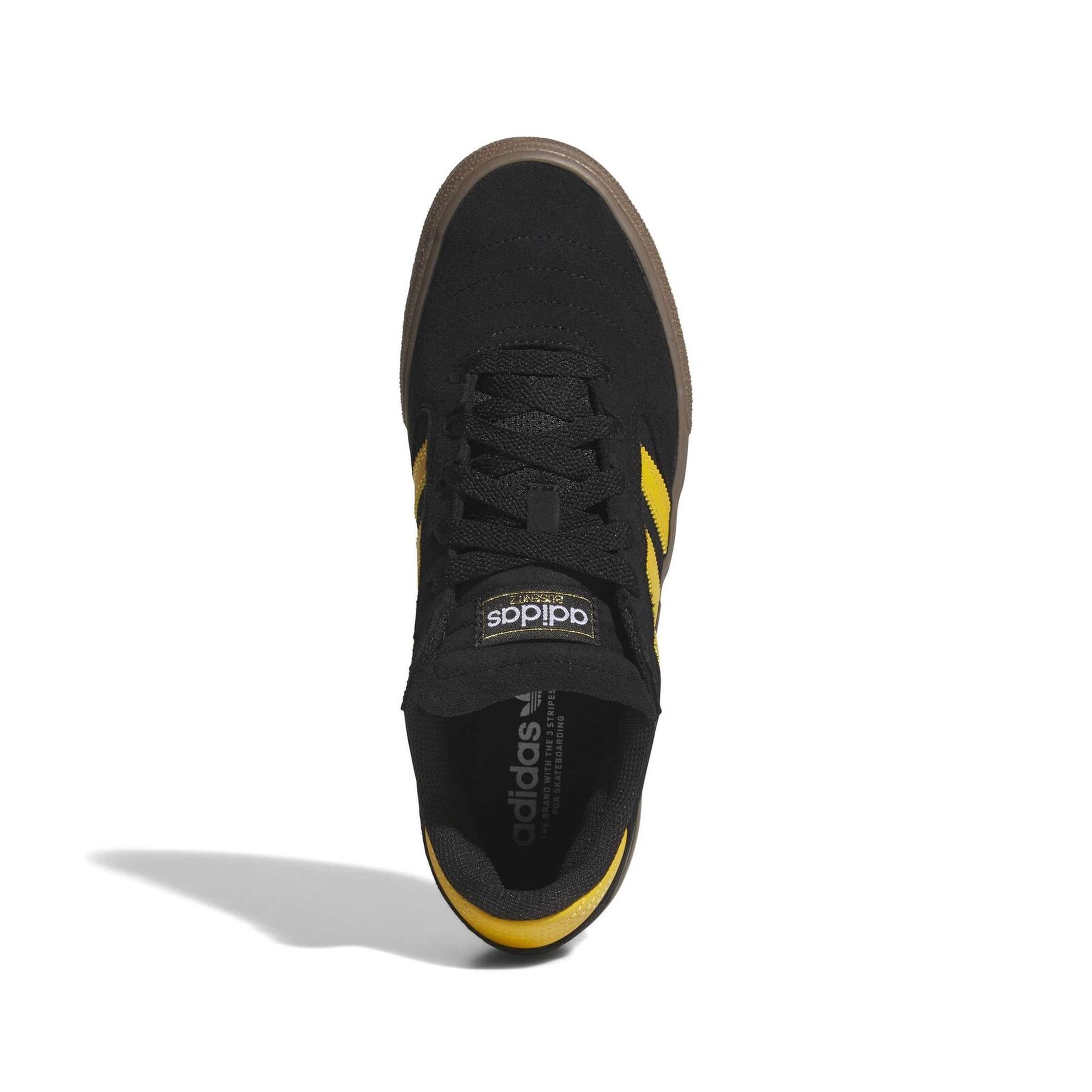 Adidas x Dennis Busenitz | Busenitz Vulc II Skate Shoes. Black / Yellow / Gum