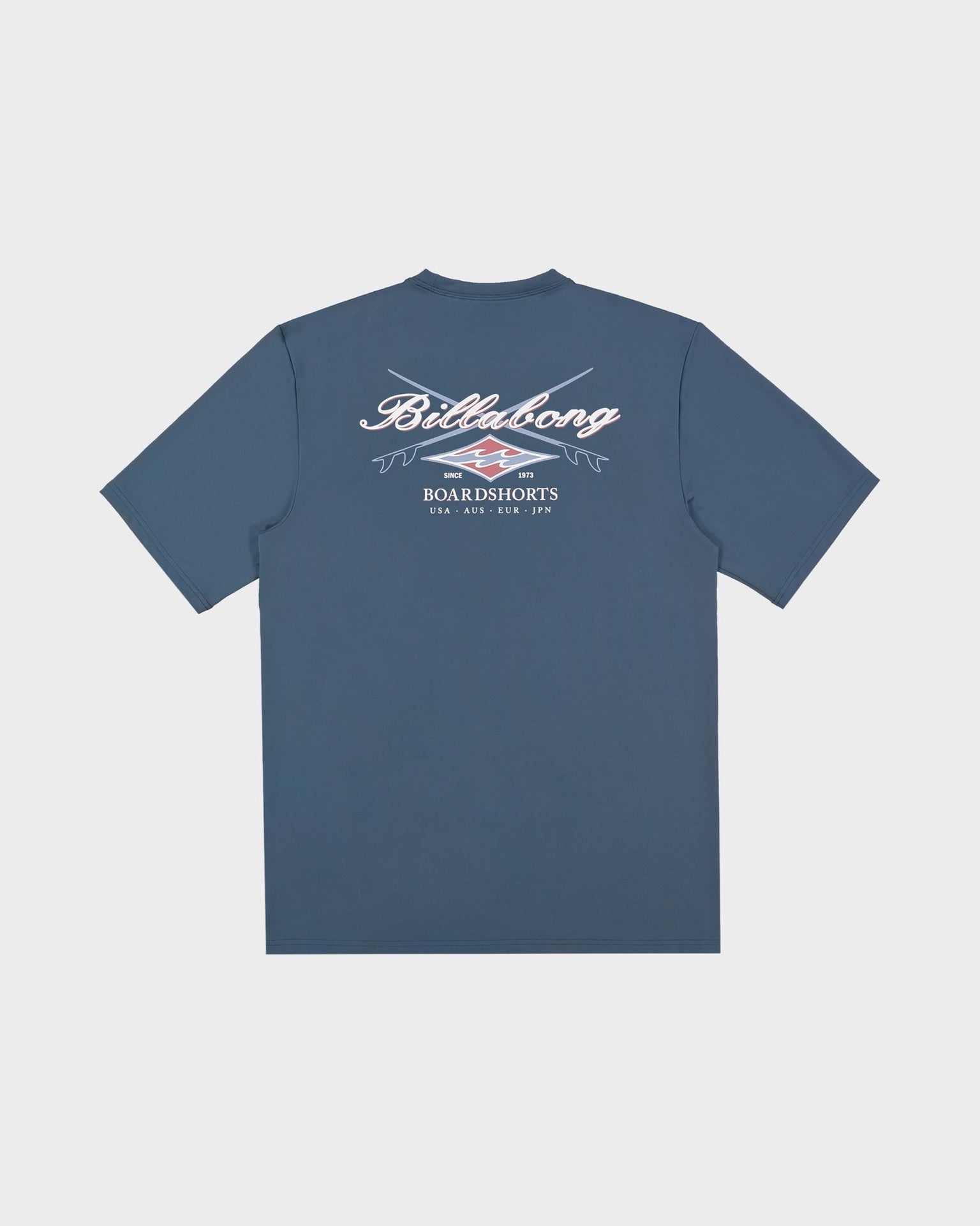 Billabong | Crossboards Loose Fit 50+UPF Short Sleeve Rashguard. Real Teal