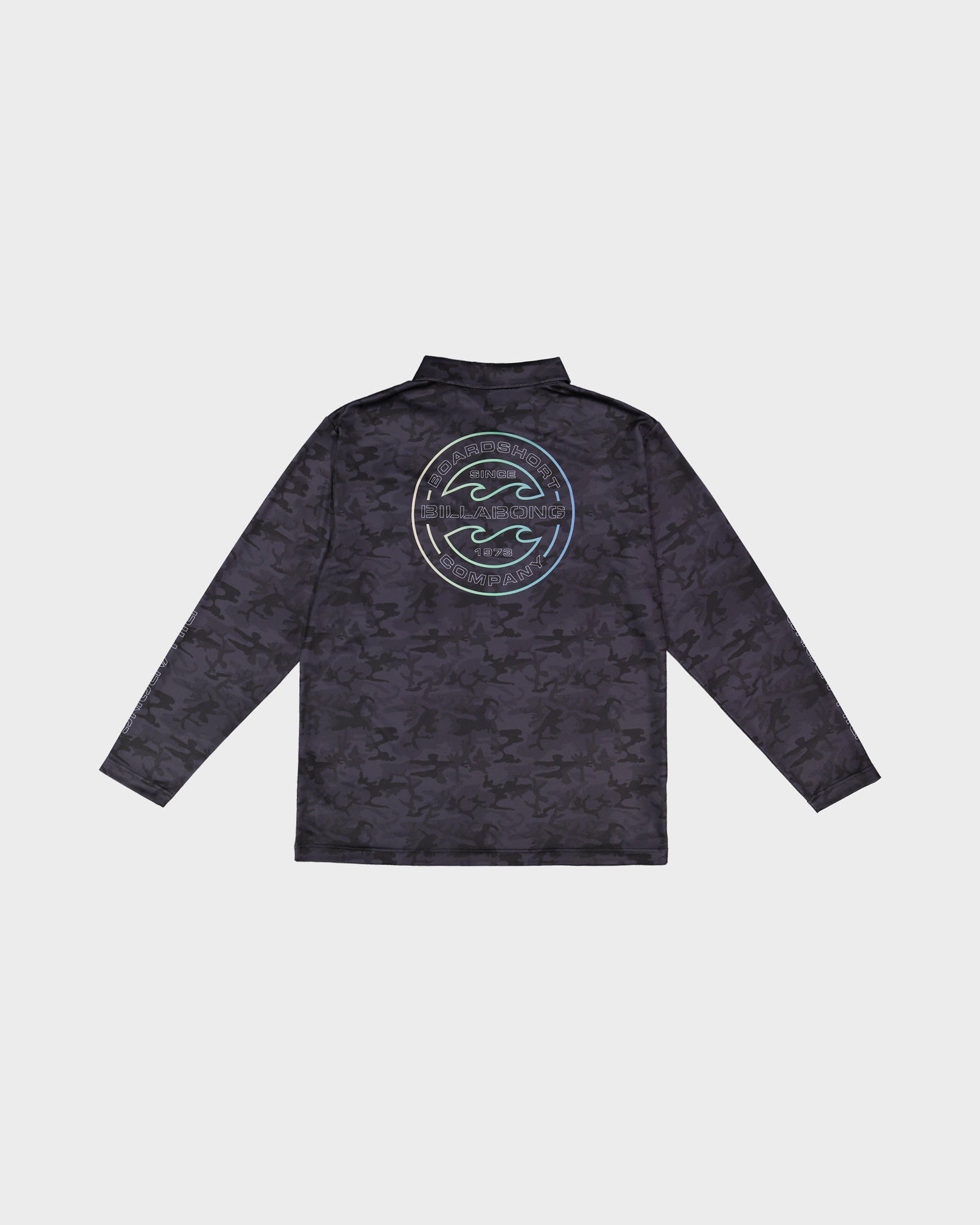 Billabong | Fisho 50+ UPF Long Sleeve Rashguard. Black Camo