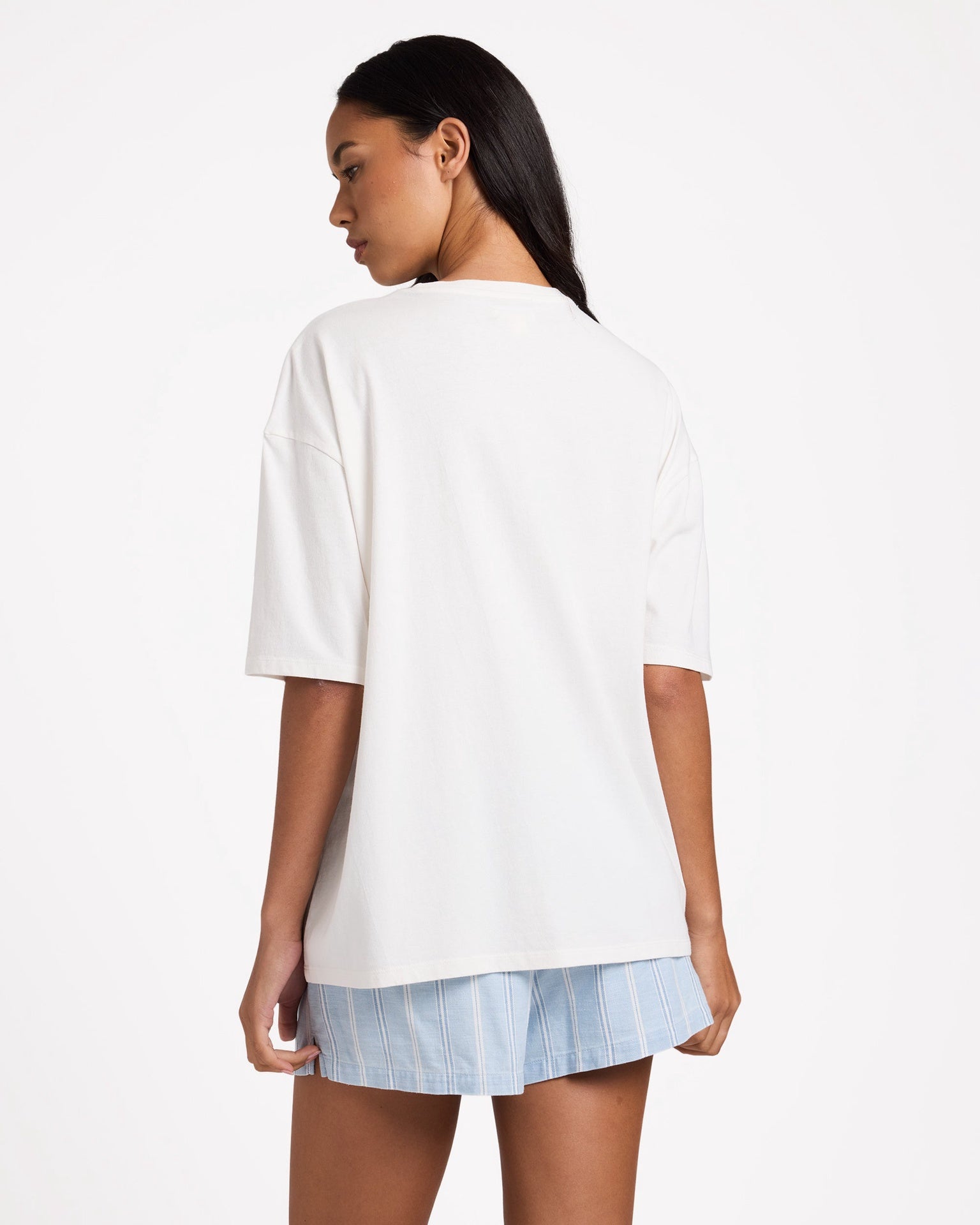 Billabong| Ladies Just Add Bikini Short Sleeve T-Shirt. Salt Crystal