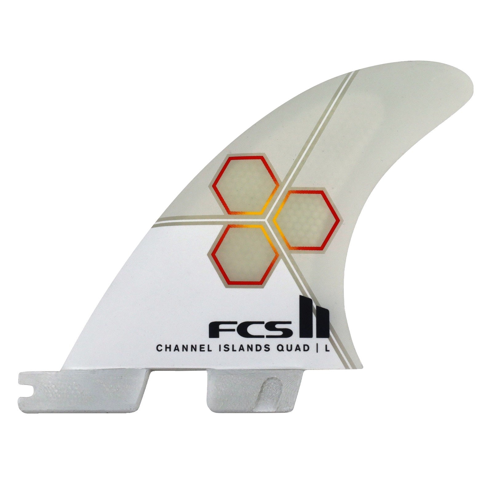 FCS2 x Channel Islands | CI Reactor PC Medium Quad Rear Fin Set