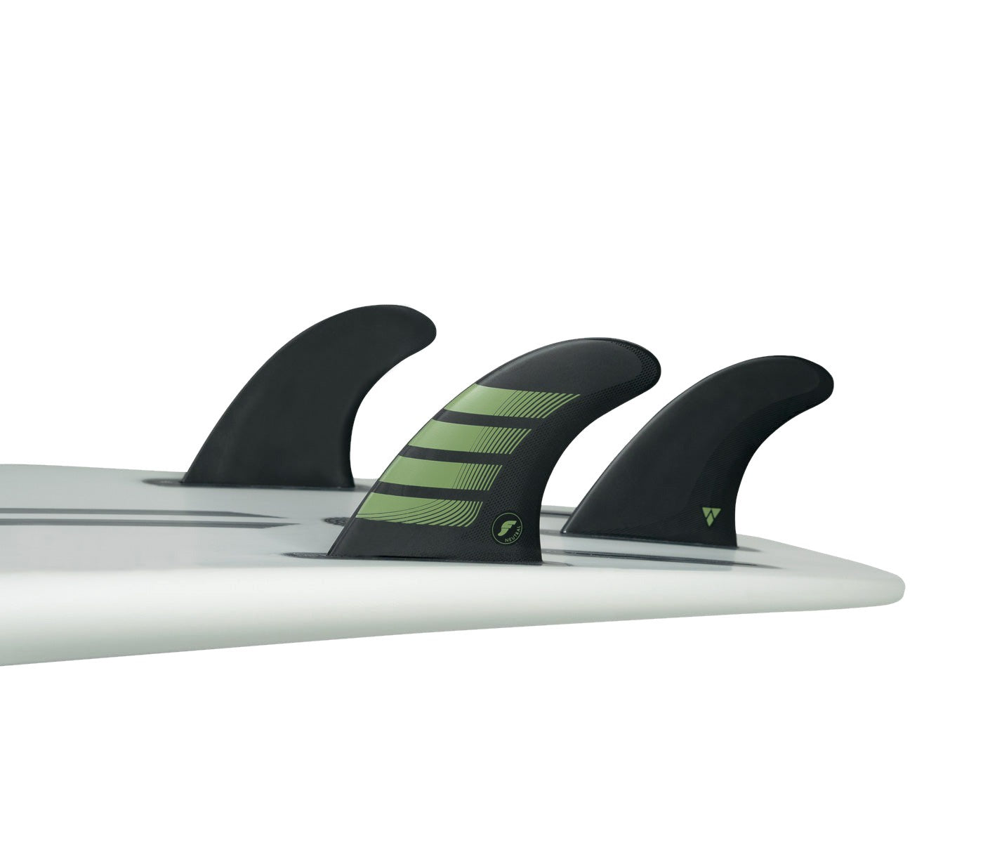 Futures | Alpha Neutral F8 Large 5 Fin Set. Carbon/Olive