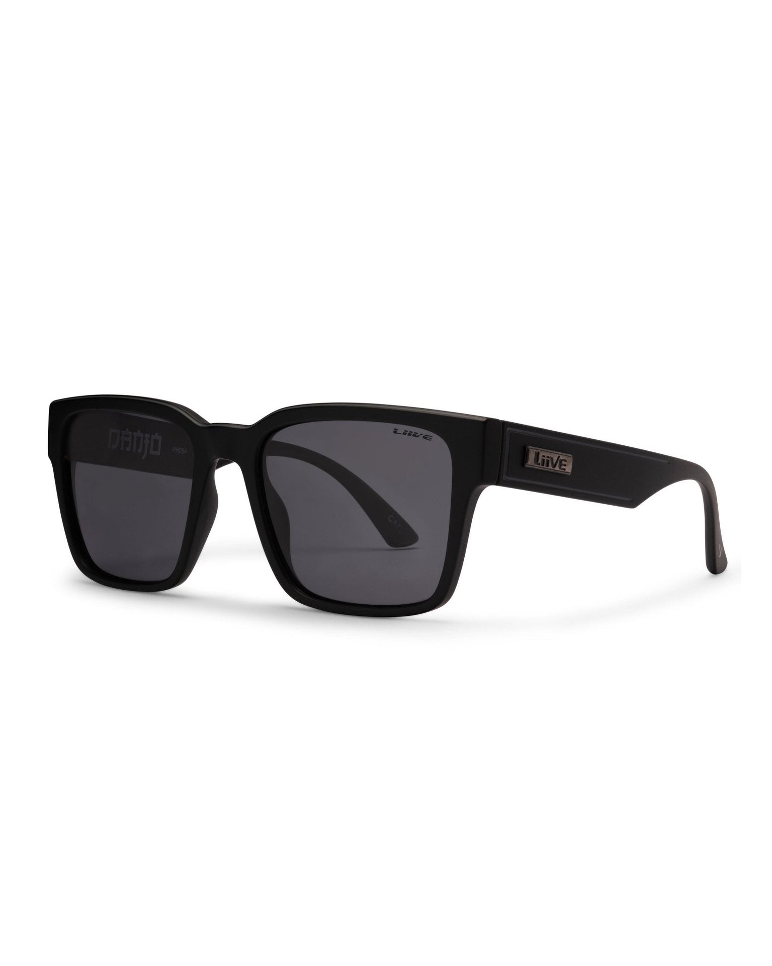 LIIVE | Danjo Sunglasses. Matt Black/Polarised