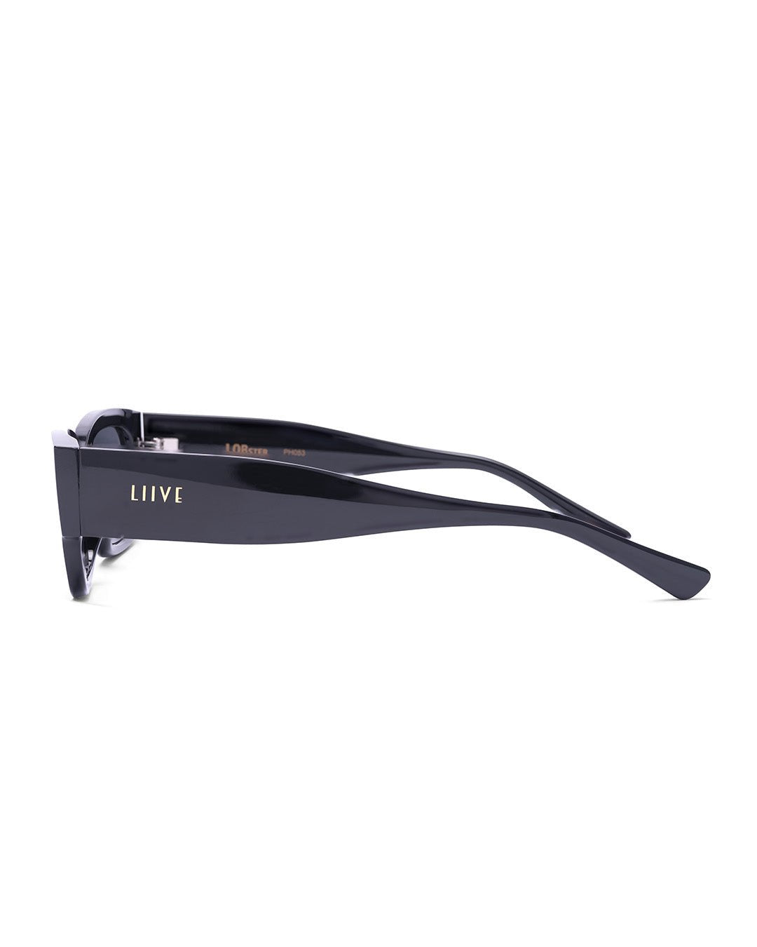 LIIVE | LOBster Sunglasses. Gloss Black/Smoke