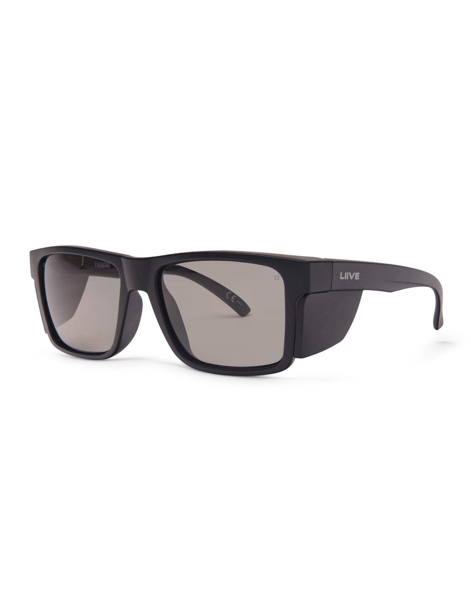 LIIVE | Z Tradie X Saftey Sunglasses.  Xtal w Smoke Blinker / Polarised