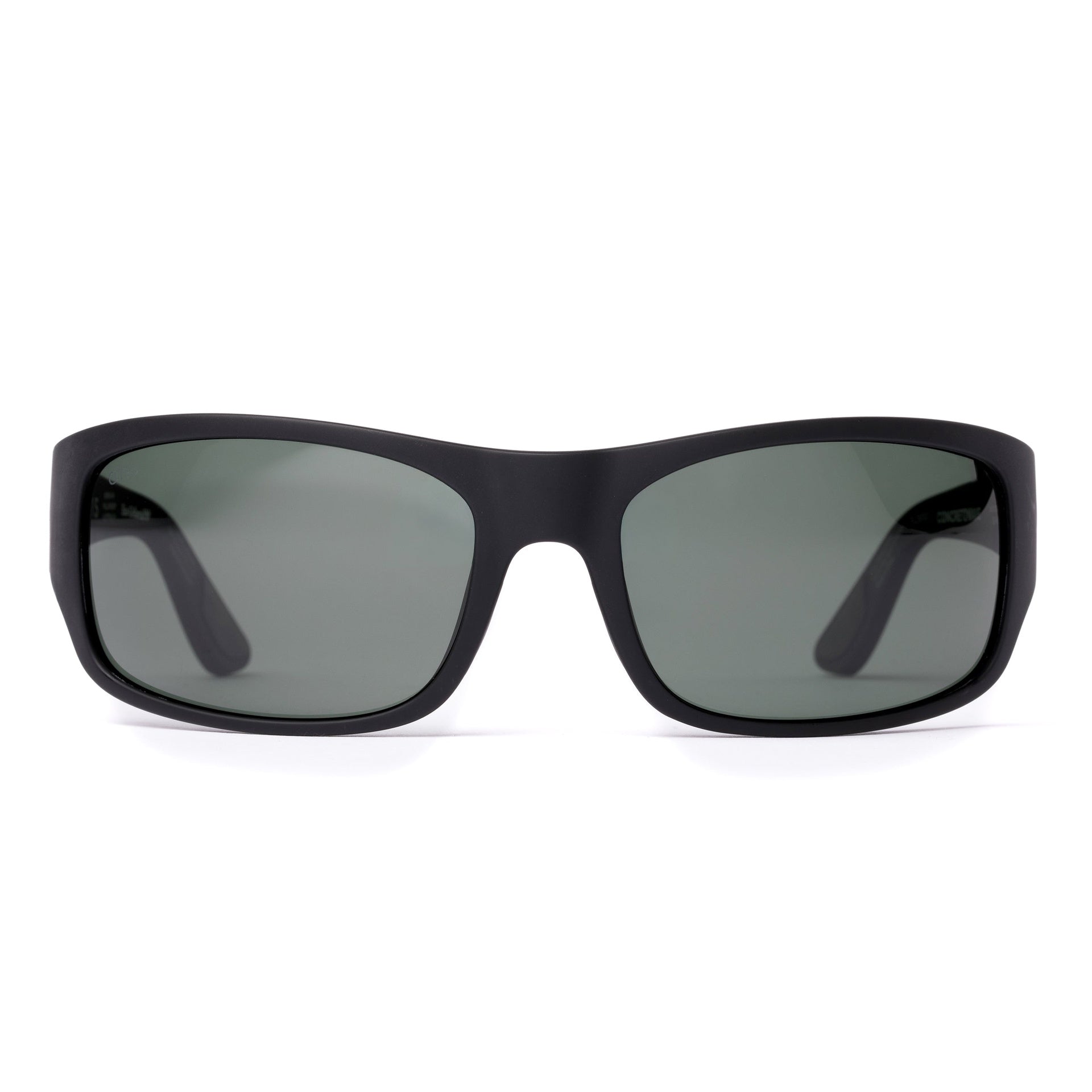 Otis | Concrete Wave Sunglasses. Matte Black / Grey Polar