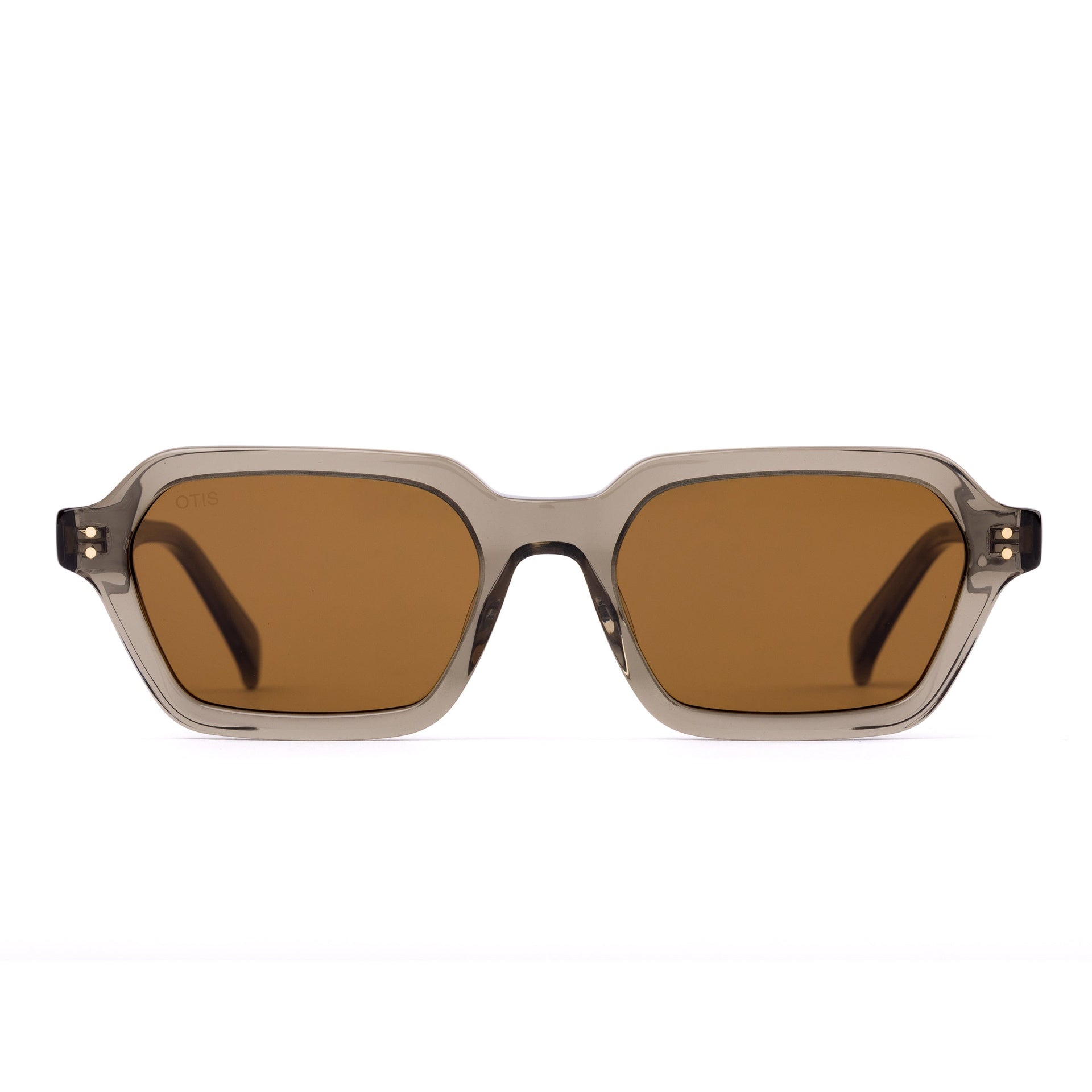 Otis | Metric Sunglasses. Eco Crystal Fern / Brown