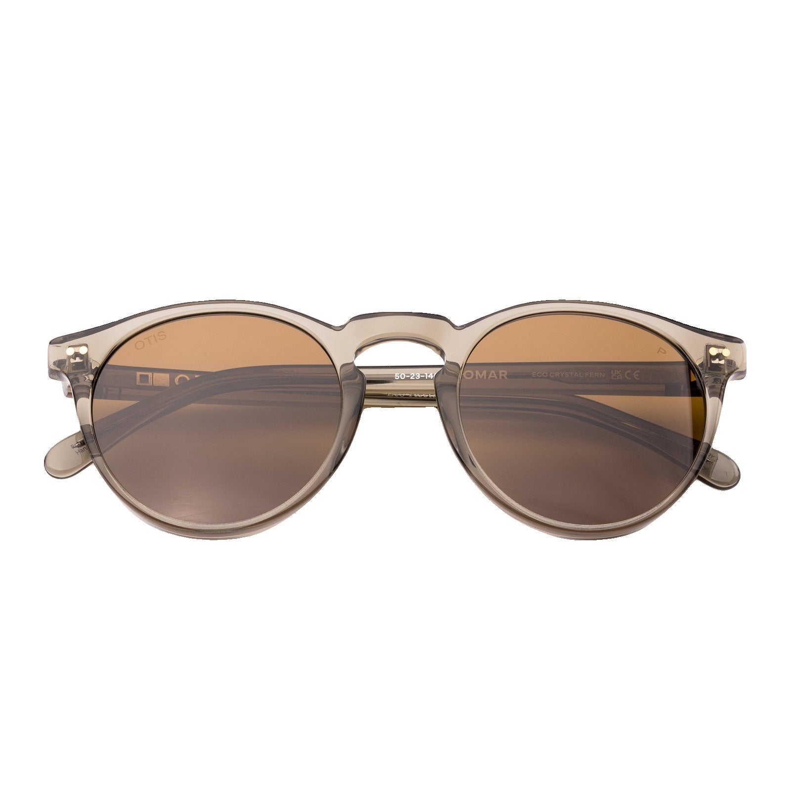 Otis | Omar Sunglasses. Eco Crystal Fern / Brown Polar