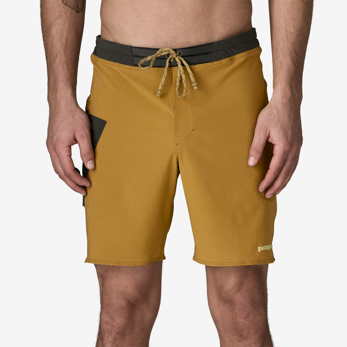 Patagonia | Hydrolock Stitched 18" Boardshort. Bobcat Brown