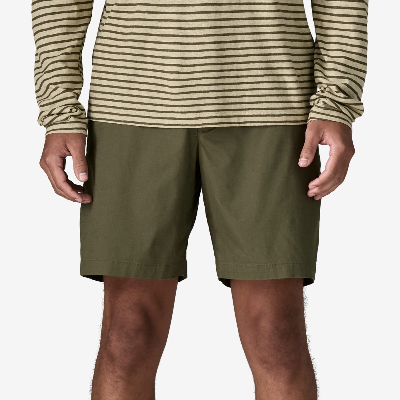 Patagonia | Men's Lightweight All-Wear Shorts 8" Regular Fit. Basin Green