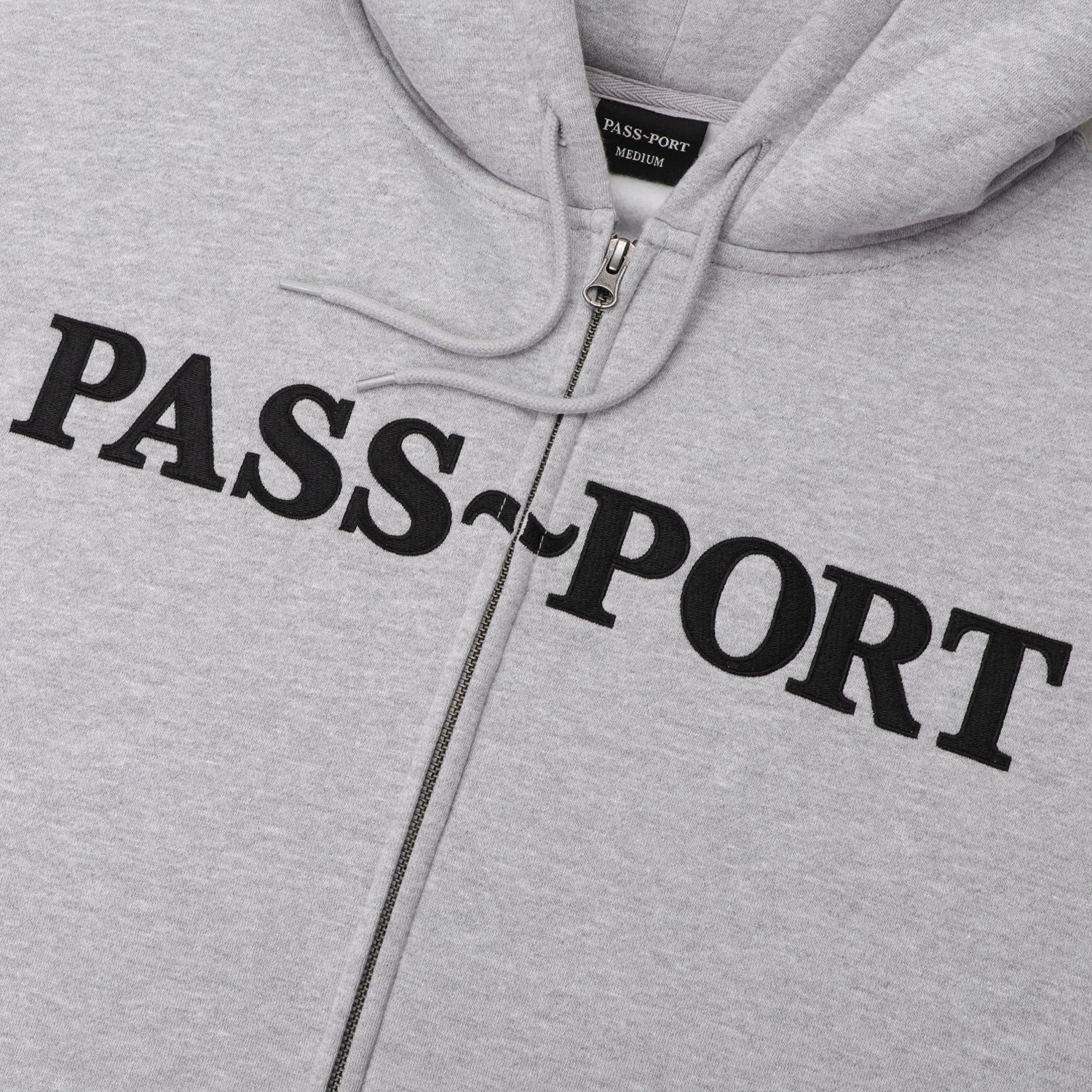 Pass~Port | Official Zip Hood. Ash
