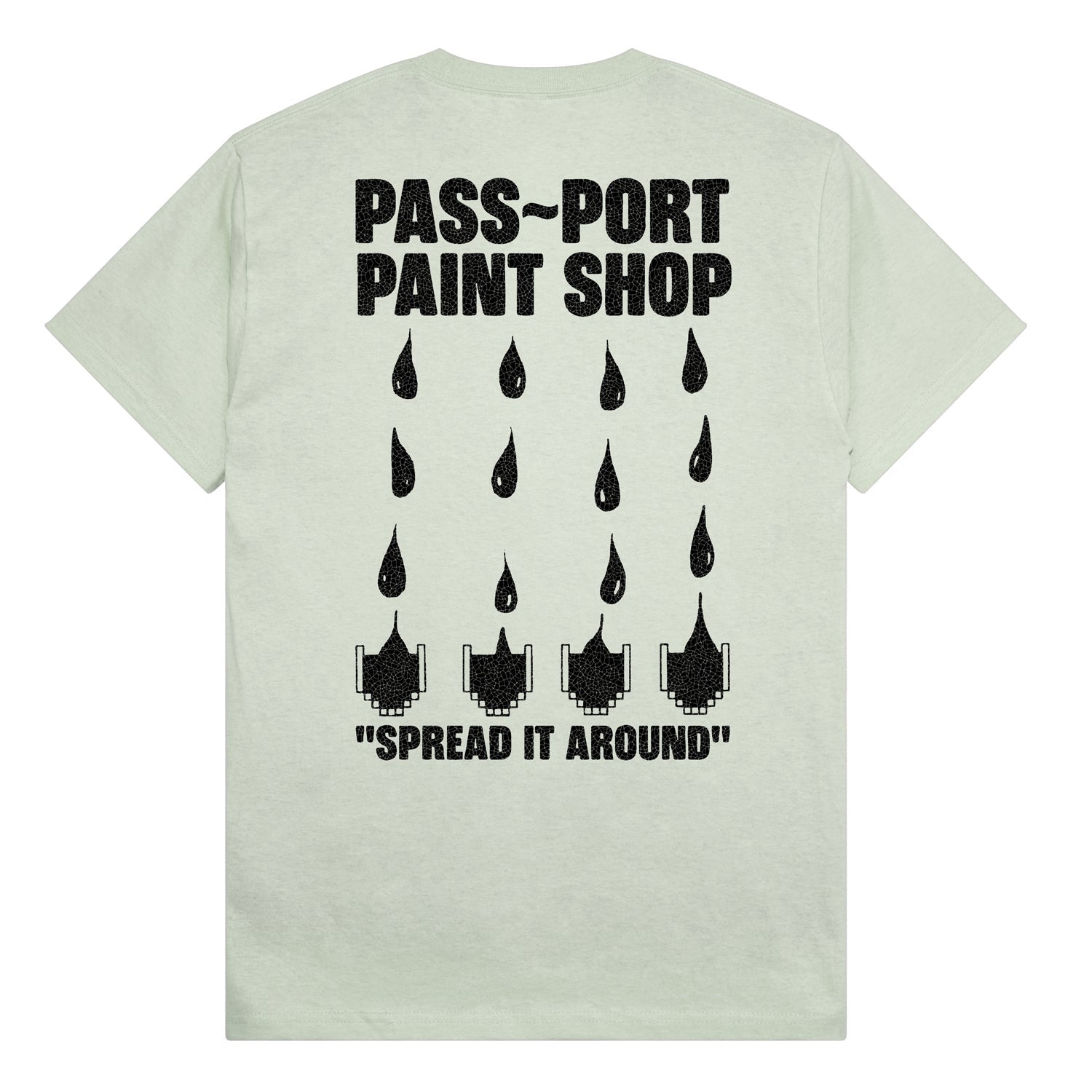 Pass~Port | Shop Rules Short Sleeve T-Shirt. Harbour Grey