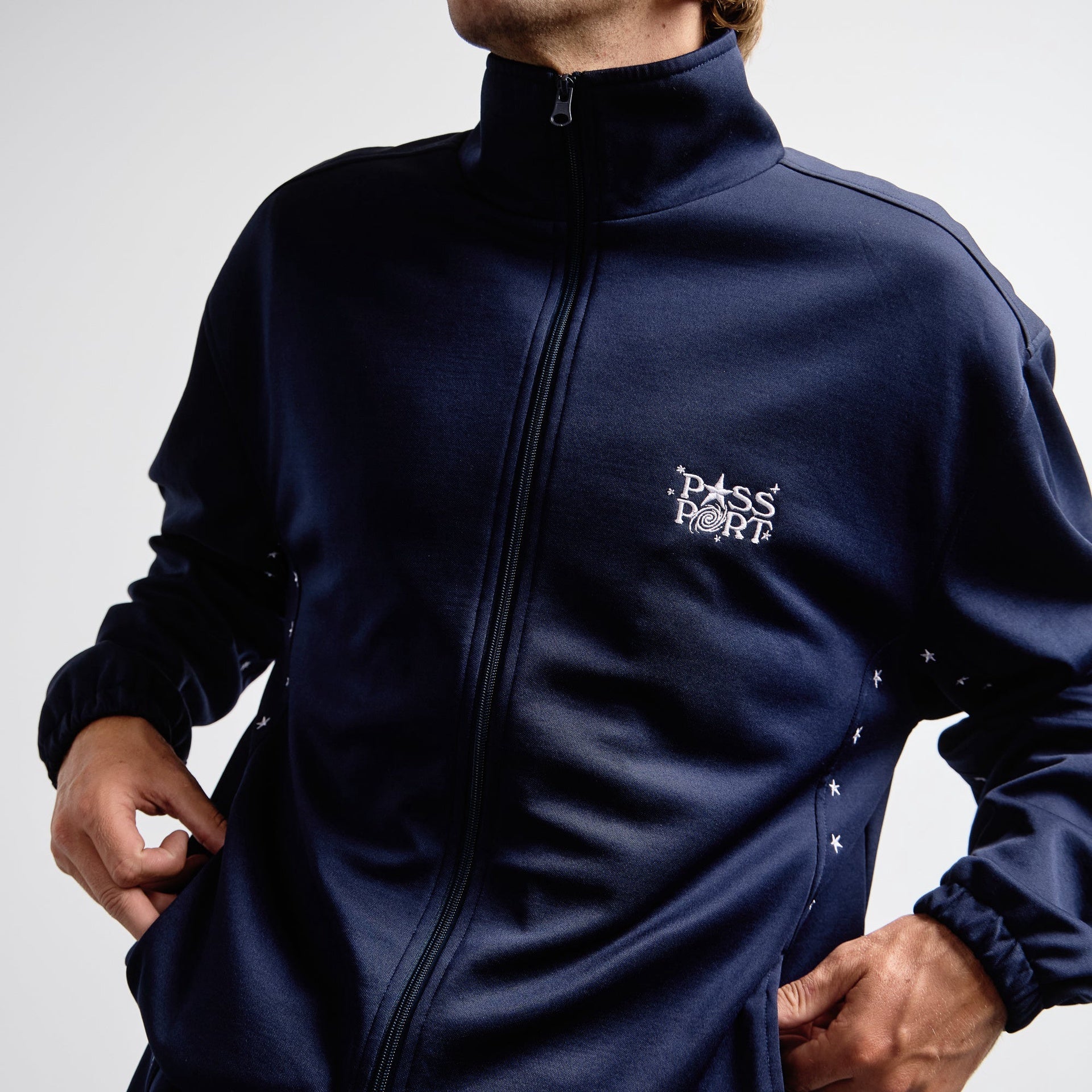 Pass~Port | Stargazer Track Jacket. Navy