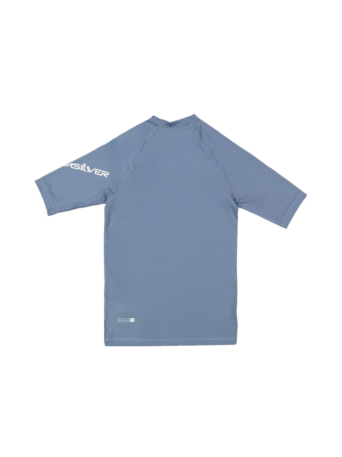 Quiksilver | Boys All Time Short Sleeve Youth ID 50+ UPF Rashguard. China Blue