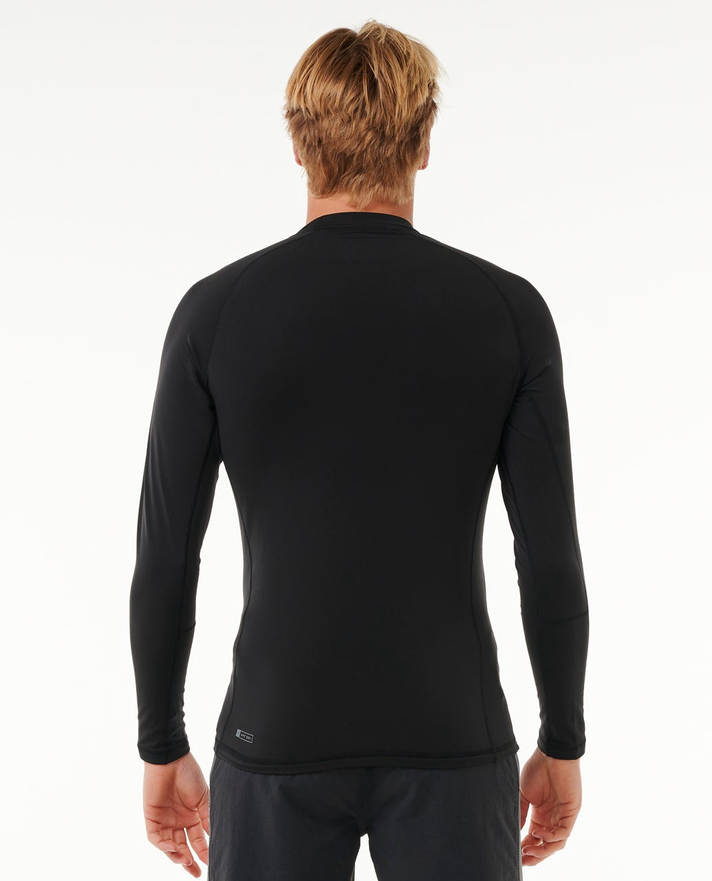 Rip Curl | Icons 50+ UPF Brushed Thermal Long Sleeve Rashguard. Black
