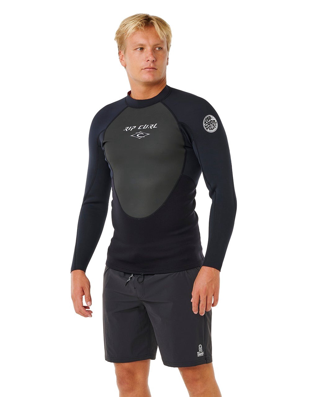 Rip Curl | Omega 1.5mm E4 Thermo Lining Long Sleeve Jacket. Black