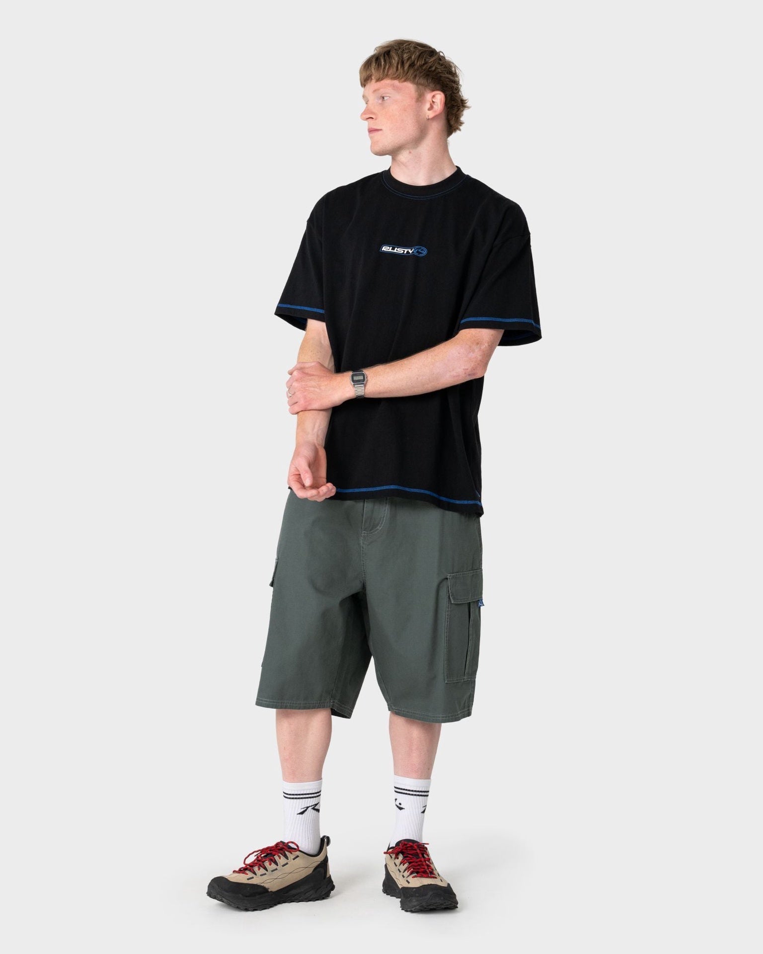 Rusty | Bushranger Cargo Short. Steel