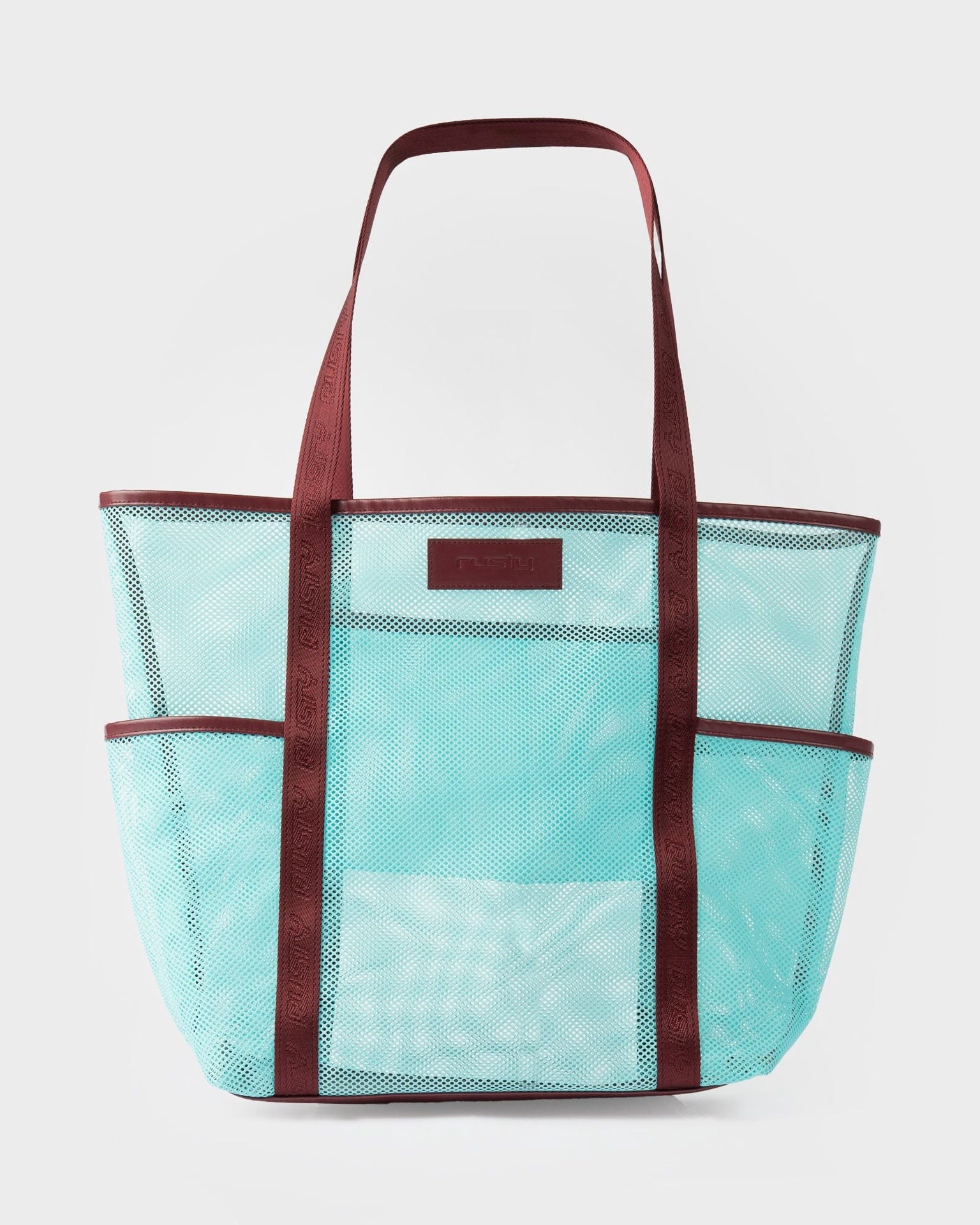 Rusty | Ladies Meshelle Mesh Tote Bag. Burgundy