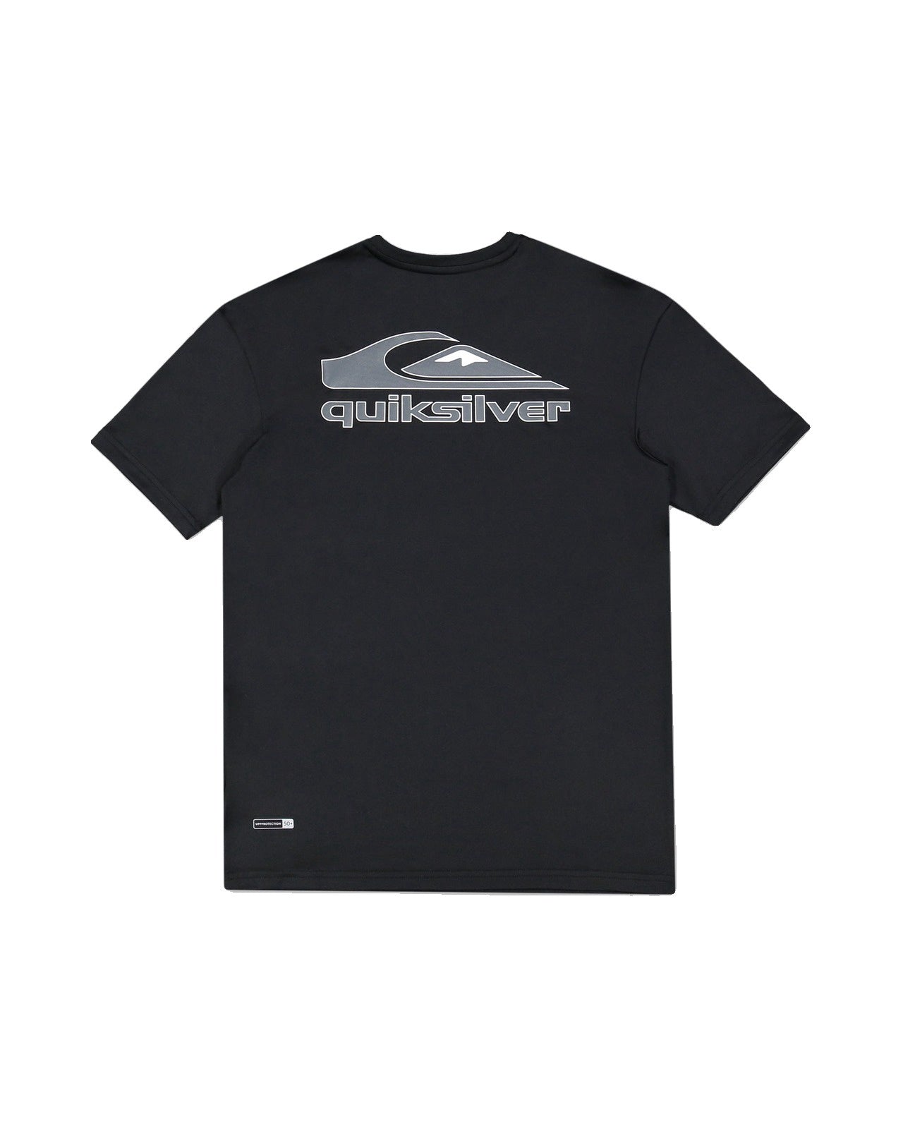 Quiksilver | Boys Carbon 50+ UPF Short Sleeve Rashguard. Black