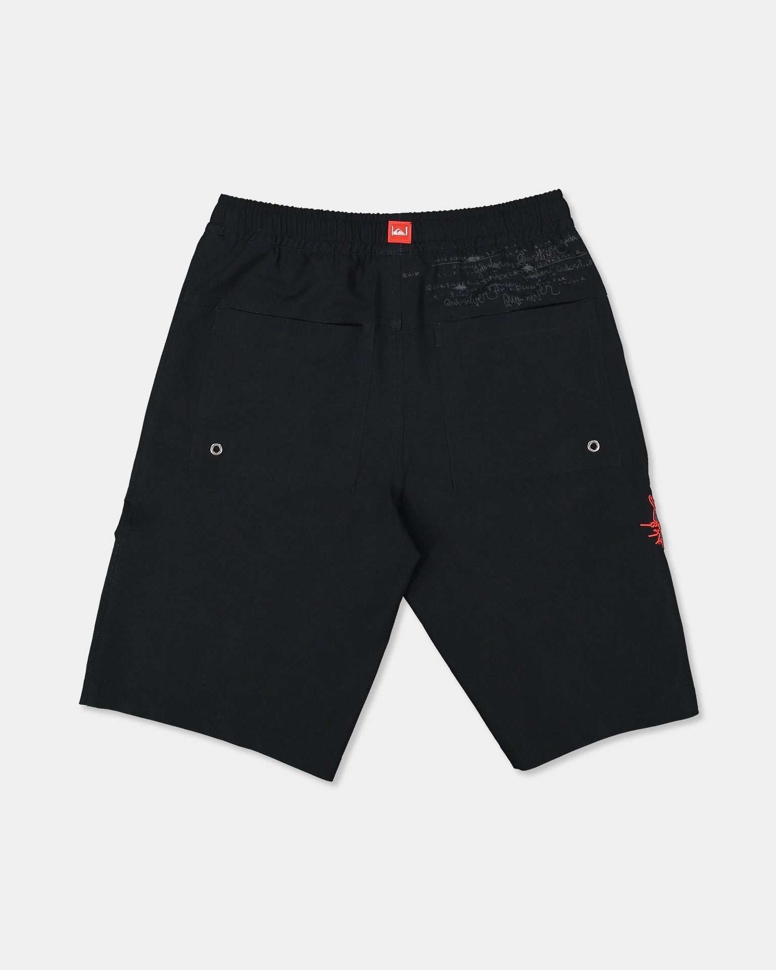 Quiksilver | Boys Scrawl 19 " Surfsilk Volley Shorts. Black