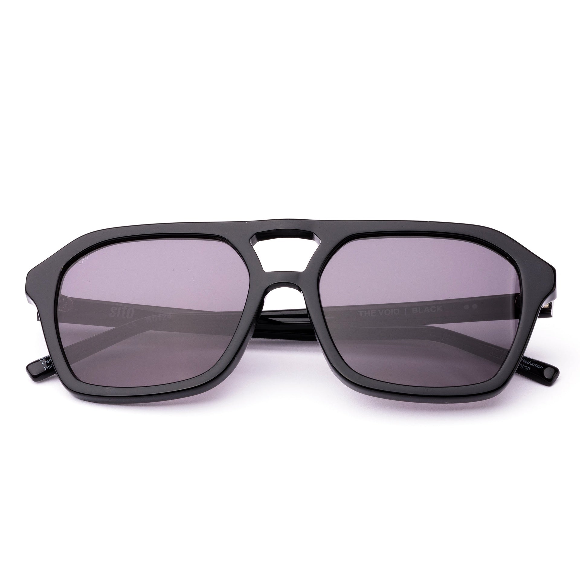 Sito | The Void Sunglasses. Black / Smokey Grey