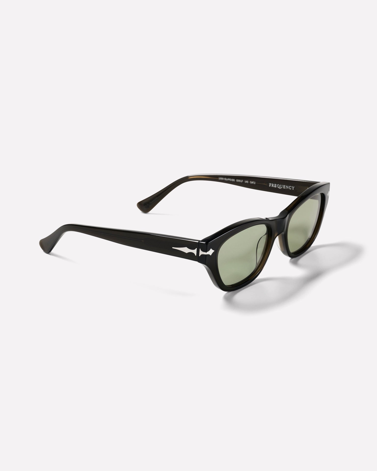 Epokhe x Austyn Gillette | Frequency Sunglasses. Olive Polished / Jade