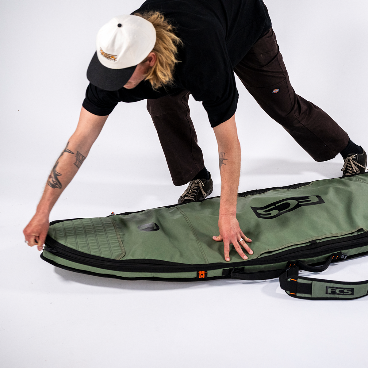FCS | 6'7" GO-Light Day-X Shortboard / Fish Surfboard Cover