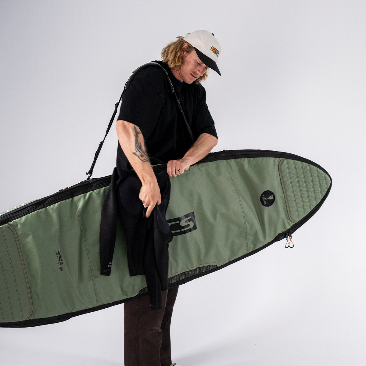 FCS | 6'0" GO-Light Day-X Shortboard / Fish Surfboard Cover