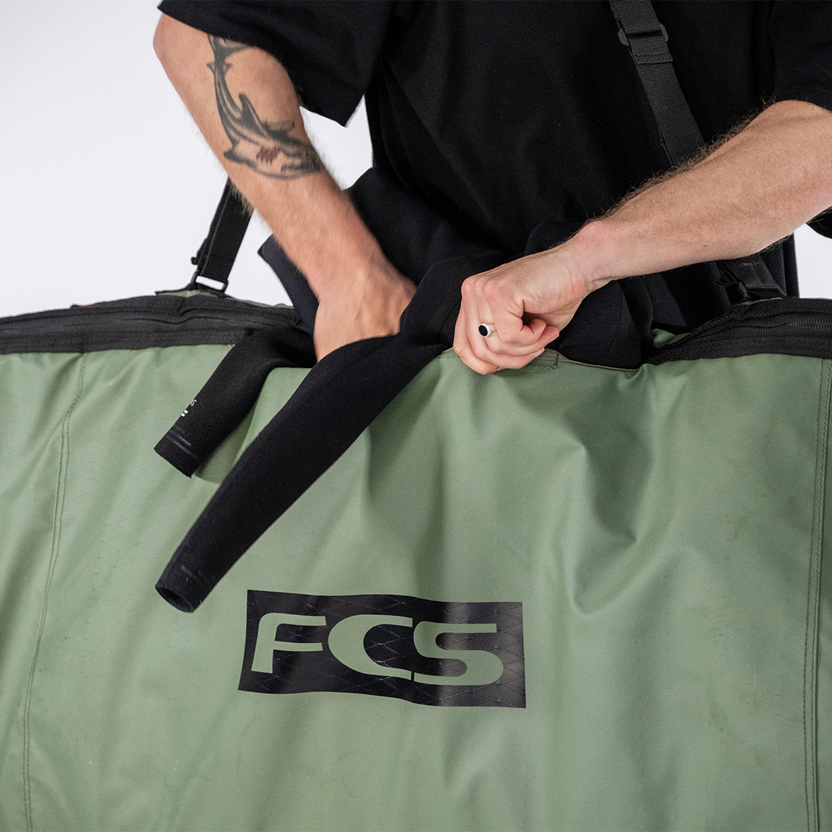 FCS | 6'3" GO-Light Day-X Shortboard / Fish Surfboard Cover
