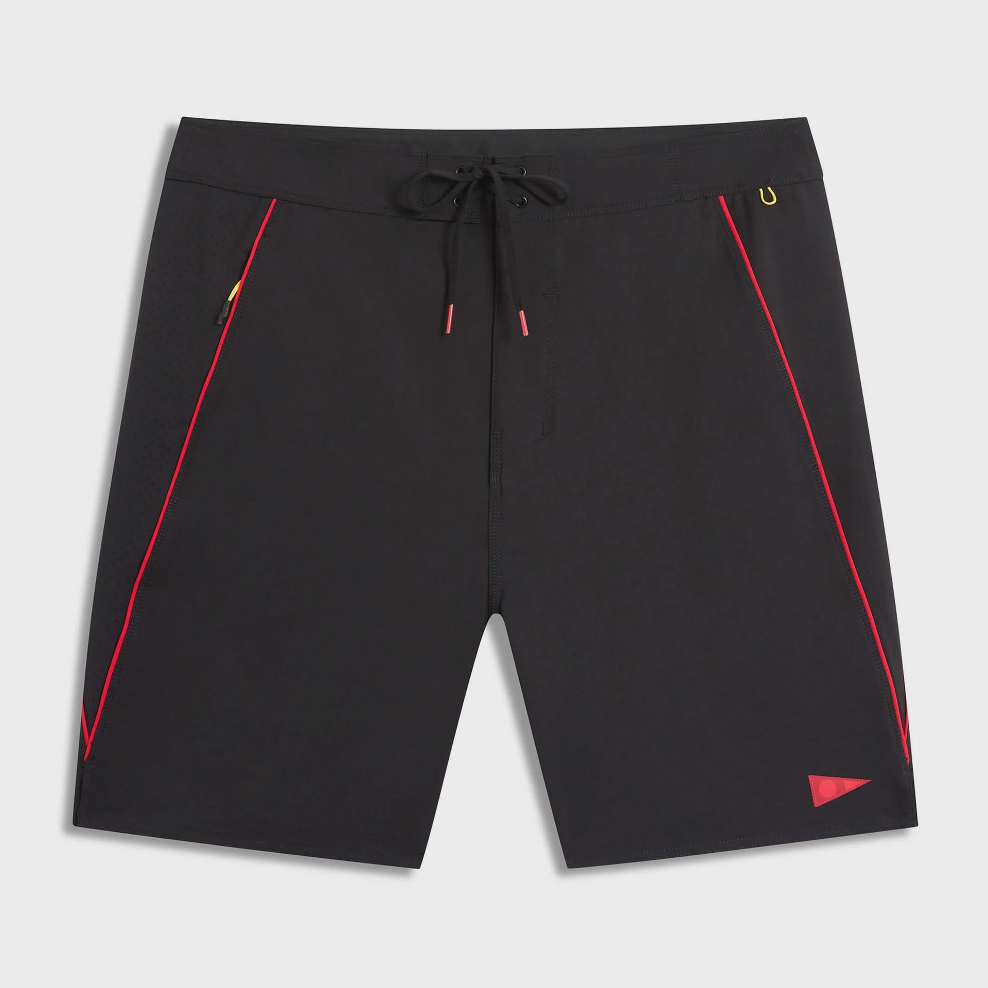 Florence Marine X | FMX Airtex Gamma Boardshort. Black Red
