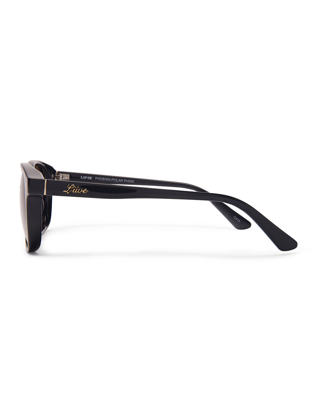 LIIVE | Phoenix Sunglasses. Black / Polarised