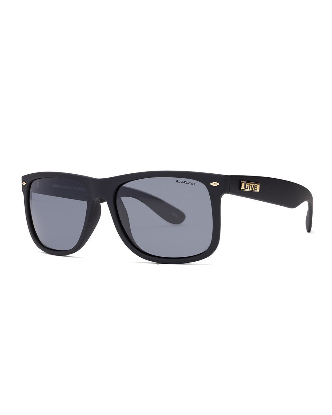 LIIVE | EL Capitan Sunglasses. Matte Black / Grey Polarised